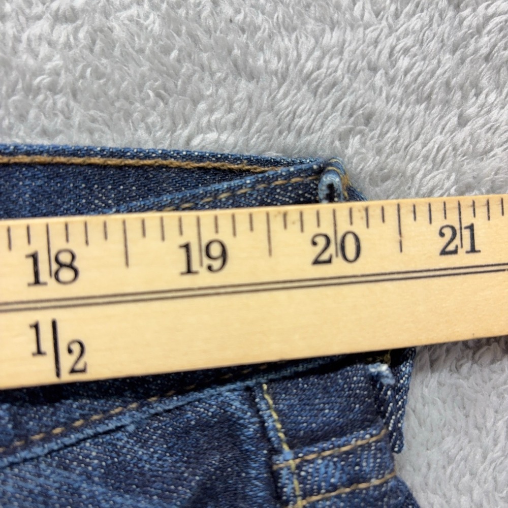 Levis 501 Jeans Mens 40X30 Blue Original Straight Button Fly Dark Faded Denim - Picture 8 of 16